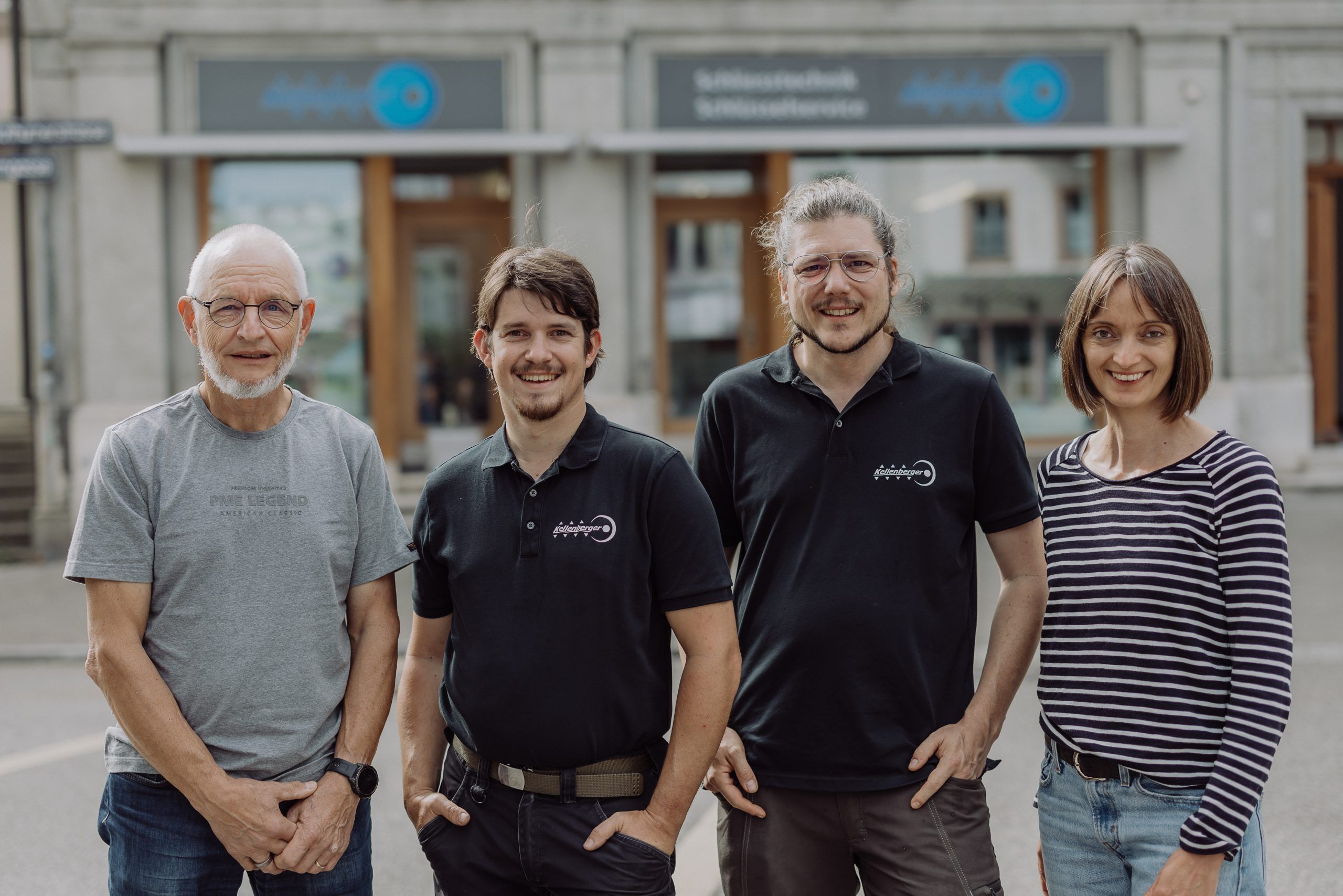 Gruppenfoto Mitarbeiter Kellenberger Schliesstechnik