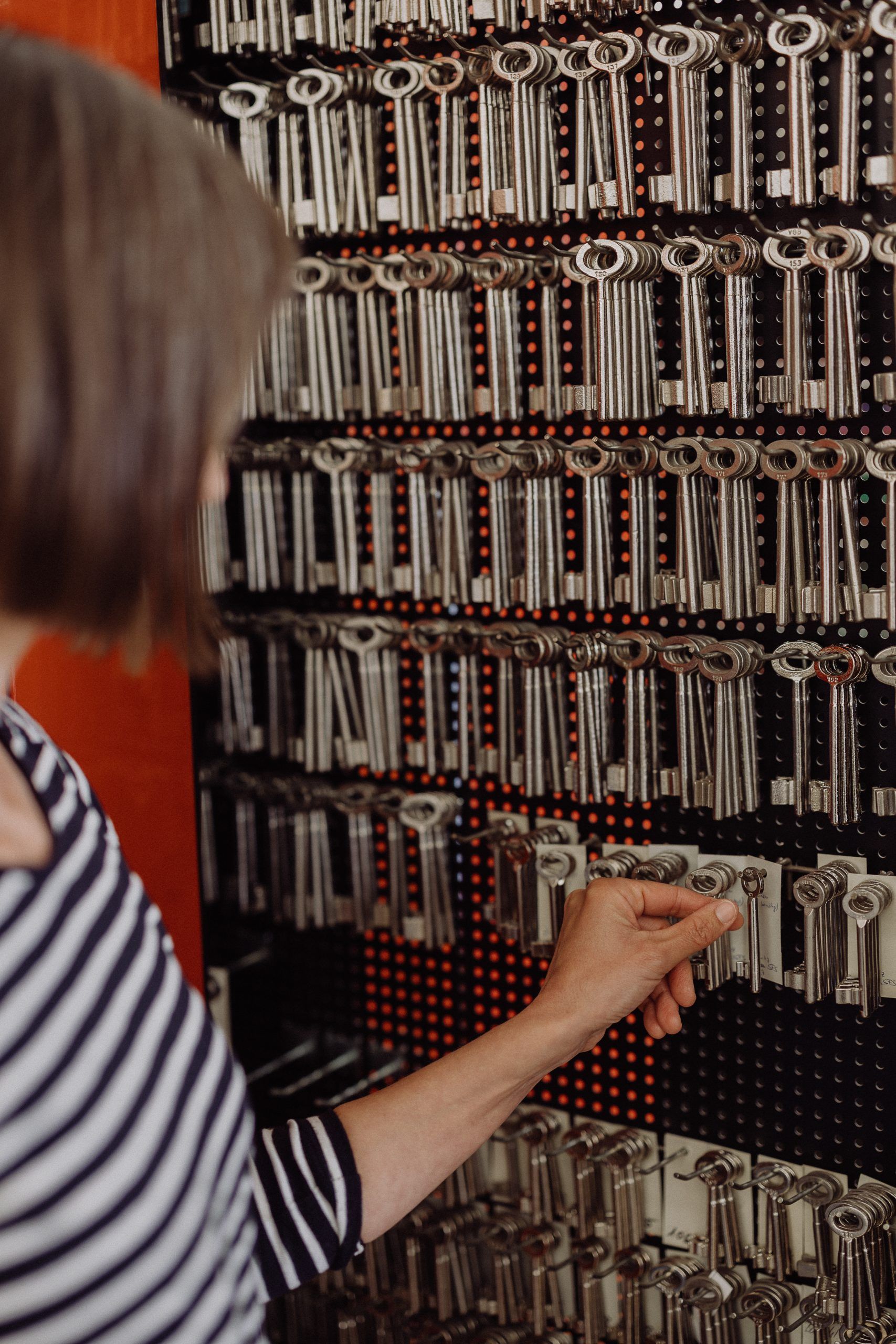 Grosses Lager an Schlüssel bei uns im Laden